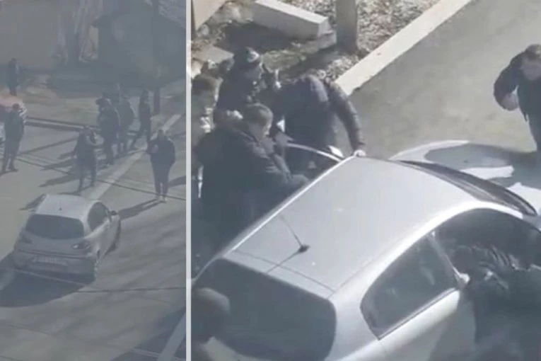 PRKSALI IH SUZAVCEM, AKTIVISTI SNS SLOMILI RUKU! Blokaderi mu zaustivili automobil, pa krenuli da maltretiraju! (VIDEO)
