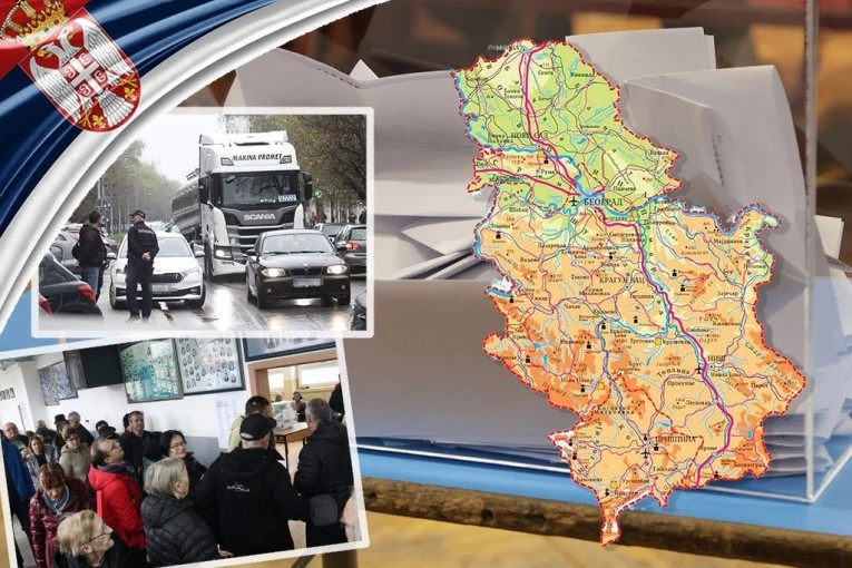 PRESEK IZLAZNOSTI DO 12 ČASOVA: Glasači pokazali veliku zainteresovanost - BLOKADERI PRAVE NEREDE, PRETE I NAPADAJU GRAĐANE!