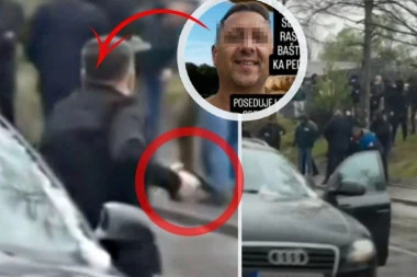 POTEZAO PIŠTOLJ NA AKTIVISTE SNS! Policija odmah privela lokalnog blokadera, za drugim se traga: Skandal u Bajinoj Bašti (VIDEO)
