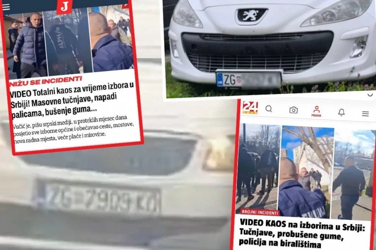 HRVATSKA SLUŽBA RADI BEZ PAUZE ZA BLOKADERE! Spremni na sve samo da izazovu haos u Srbiji: Svi naslovi se diktiraju iz istog centra, Kula preplavljena zagrebačkim tablicama