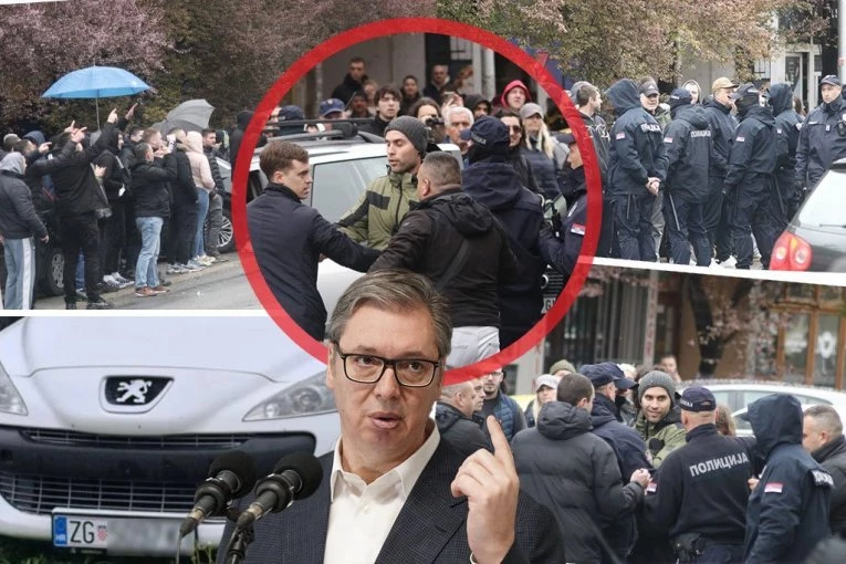 OPSADNO STANJE U KULI! Blokaderi pod hrvatskom palicom izazivaju nerede i vređaju Vučića, unose se policiji u lice, blokiraju ulice: Pogledajte na šta su sve spremni (FOTO, VIDEO)