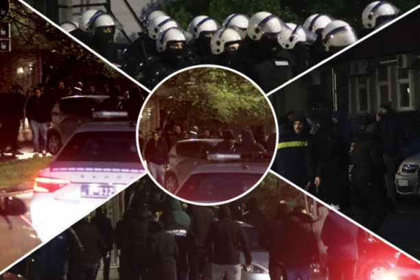 STIGAO KORDON POLICIJE ISPRED OPŠTINE KULA! Blokaderi spremaju UPAD U ZGRADU? (FOTO, VIDEO)