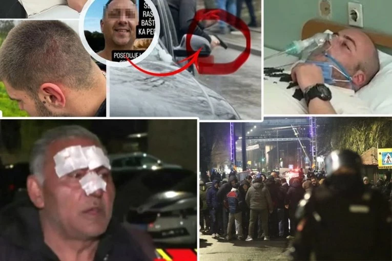 NAPADALI ŽENE, VADILI PIŠTOLJE, TUKLI AKTIVISTE SNS: Nasilje blokadera je prevršilo svaku meru - ovo su najstrašnije scene! (FOTO, VIDEO)