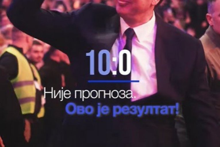 Aleksandar Vućić - pobeda SNS