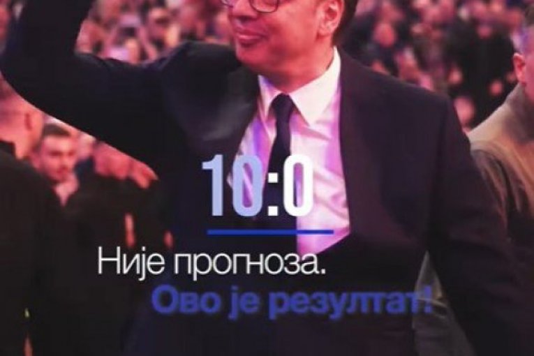 Aleksandar Vućić - pobeda SNS
