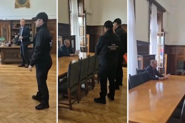 UDARNO! UKP PO NALOGU VJT UŠAO U REKTORAT: Proverava se postojanje neobezbeđenih ulaza ka Filozofskom fakultetu i nepravilnosti u radu Rektorata