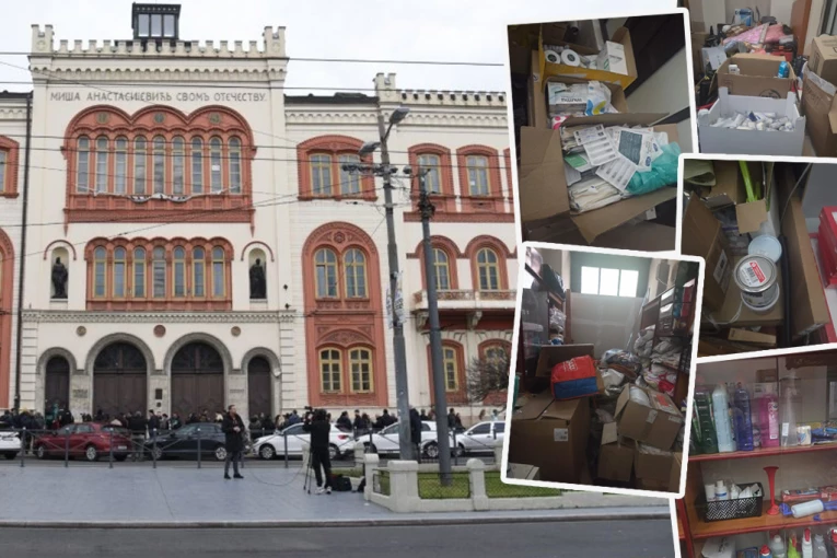 PETARDE I SPREJEVI PRONAĐENI U REKTORATU BIĆE UPOREĐENI SA ONIMA NAĐENIM TOKOM UVIĐAJA! Oglasilo se VJT!