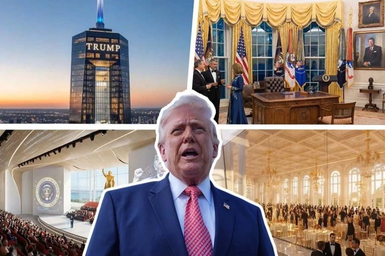 ŠIROKO DA ŠIRE NE MOŽE: Tramp realizuje megalomanski san - gradi se BIBLIOTEKA NA 50 SPRATOVA UZ AVION U PRIZEMLJU (VIDEO)