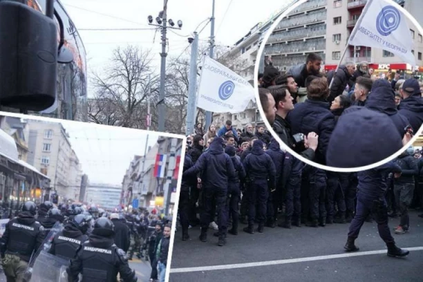 DRŽAVO, REAGUJ! BLOKADERI ISPRED REKTORATA NAVIJAJU ZA UČK! (VIDEO)