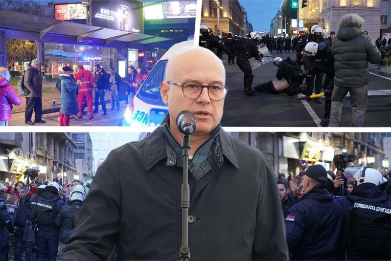 "SERBIA WILL WIN!" Message from Miloš Vučević after dramatic scenes in front of the Rectorate: Blockaders are not interested in truth and justice, but in imposing an ideology of division!