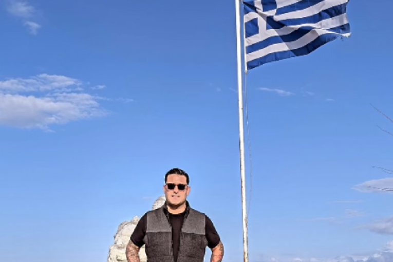 Darko Lazić na Svetoj Gori