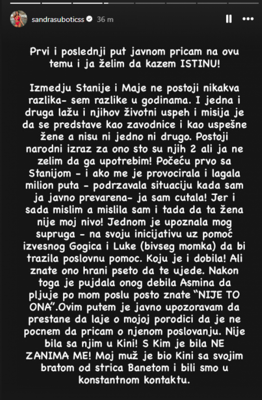 PRVA IZJAVA ALEKSANDRE SUBOTIĆ: Progovorila o AFERI Stanije i Pece Vijagre, a Maju Marinković DEMOLIRALA! (FOTO)