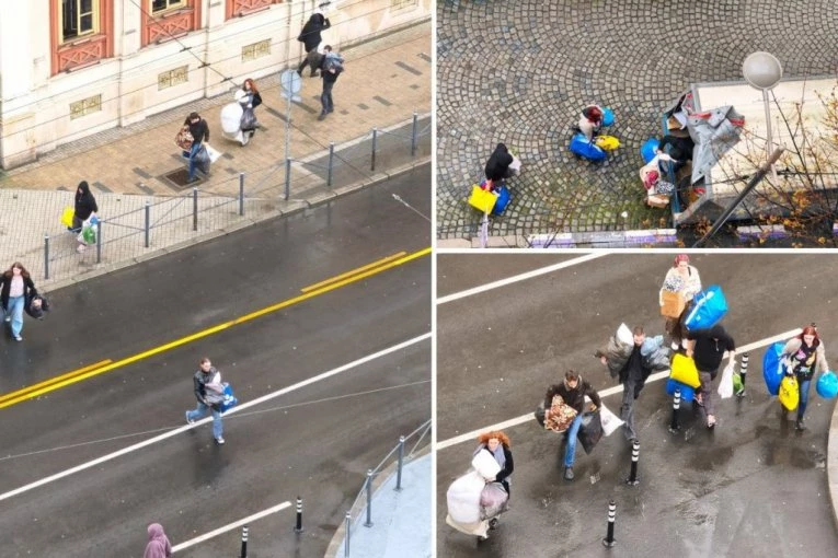 POGLEDAJTE KAKO BLOKADERI IZBACUJU STVARI IZ REKTORATA: Treba li jači dokaz da je Vladan Đokić Kapetan Mišino zdanje pretvorio u skvotersku komunu (VIDEO)