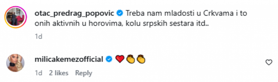 MILICA KEMEZ DOBIJA ULOGU U CRKVI? Vernici u neverici (FOTO)
