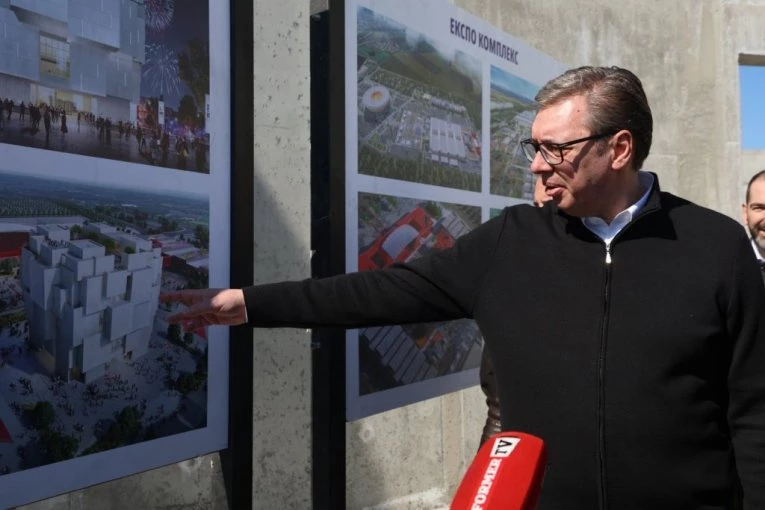 VELELEPNO EXPO GRADILIŠTE! Vučić obilazi radove: Gradi se nekoliko hotela, paviljoni, toplana i stadion - ZA DVA-TRI MESECA KREĆU RADOVI NA VOŽDU KARAĐORĐU!