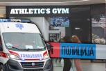 SAZNAJEMO! OVDE JE TEŠKO POVREĐENA DEVOJKA! Čelična konstrukcija se sručila na nju u poznatoj teretani "Atletiks džim", zadobila prelom dela kičme! (FOTO)