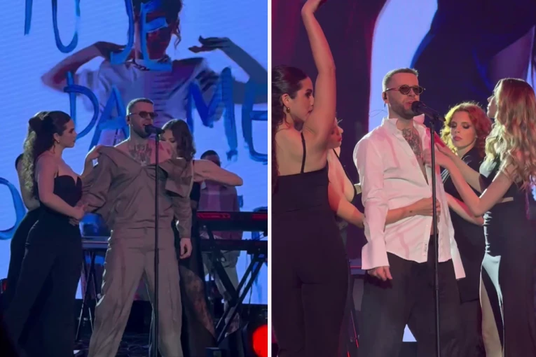 STRIPTIZ U SAVA CENTRU: Vladu Maglu plesačice SKINULE pred suprugom! ŠOK! (VIDEO)