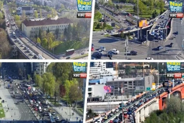 TOTALNI KOLAPS U BEOGRADU! Kolona se proteže kilometrima, ako ste krenuli ovuda, BOLJE ODUSTANITE! Evo gde su gužve najmanje! (FOTO)