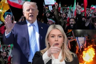 IRANCI I TRAMPOVA PORTPAROLKA SLAVE “POBEDU”: U Teheranu pale zastave SAD i Izraela - Bela kuća poručuje da je operacija "EPSKI BES" premašila ciljeve za 38 dana! (FOTO)