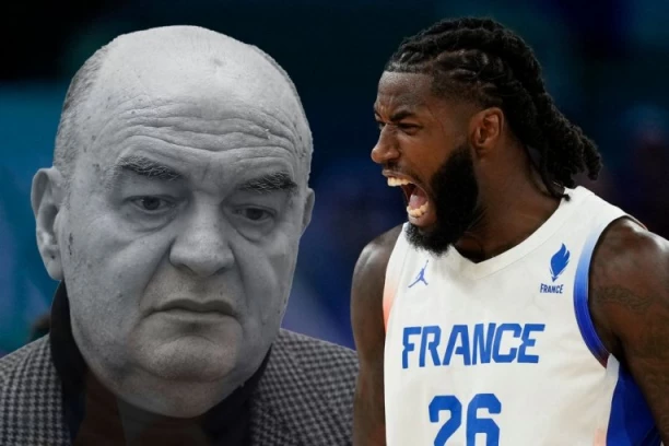 LESOR U SUZAMA ZBOG VUJOŠEVIĆA! Ovako se francuski košarkaš oprostio od bivšeg trenera Partizana (FOTO)