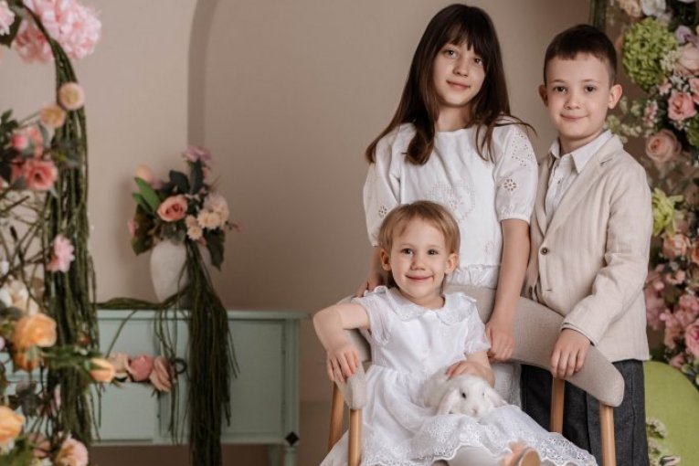 Vaskršnje fotografije porodice Nikole Rokvića