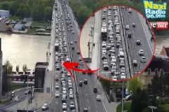 LANČANI SUDAR NA BRANKOVOM MOSTU! Sve stoji - sudar više automobila, srča na sve strane!