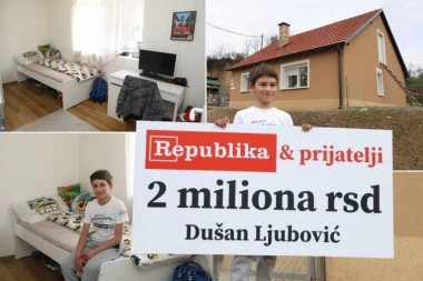 REPUBLIKA&PRIJATELJI UNELI NEIZMERNU SREĆU U DOM MALOG DULETA! Pre nedelju dana smo donirali 2 miliona dinara porodici Ljubović, OVAJ SNIMAK SVIMA NAM JE VRATIO OSMEH! (VIDEO)