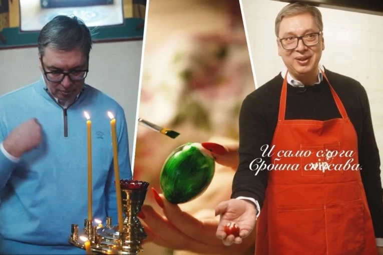 "SRBIJA JE NAŠA PORODICA, U PORODICI JE NAŠA SNAGA" Moćna poruka predsednika Vučića na Veliki petak! (VIDEO)