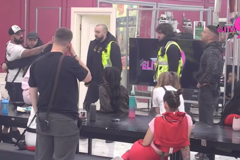 LUKA SKOČIO NA ANĐELA ZBOG TRUDNE ANITE: Karambol, otkrivena najmračnija tajna pobednice "Elite" - obezbeđenje napravilo ŽIVI ZID! (VIDEO)