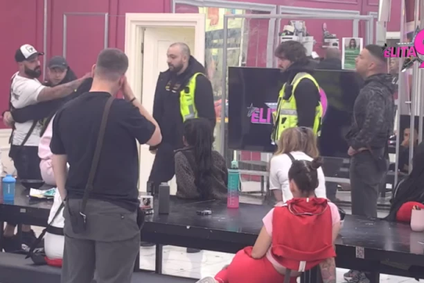 LUKA SKOČIO NA ANĐELA ZBOG TRUDNE ANITE: Karambol, otkrivena najmračnija tajna pobednice "Elite" - obezbeđenje napravilo ŽIVI ZID! (VIDEO)