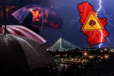 VEČERAS JAKI UDARI VETRA, A SUTRA NOVA PROMENA VREMENA! Stižu nam pljuskovi sa grmljavinom, oluja u OVIM delovima zemlje!