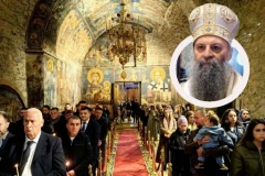 PATRIJARH PORFIRIJE PROGOVORIO O ONOME ČEGA SE SVI PLAŠIMO: Snažne emocije na vaskršnjoj liturgiji u Pećkoj patrijaršiji (FOTO)