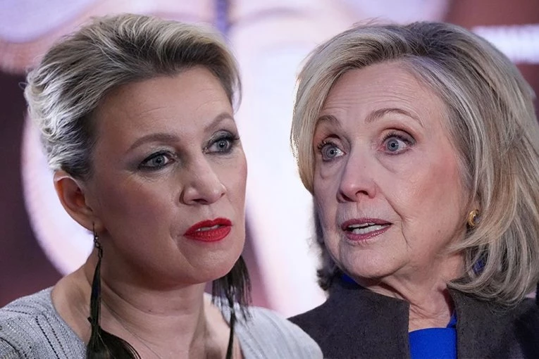 "HILARI PONOVO POKUŠAVA DA PRIKRIJE ULOGU SVOG MUŽA U SLUČAJU EPSTAJN!" Zaharova BRUTALNO napala Klinton, evo šta joj je sve poručila