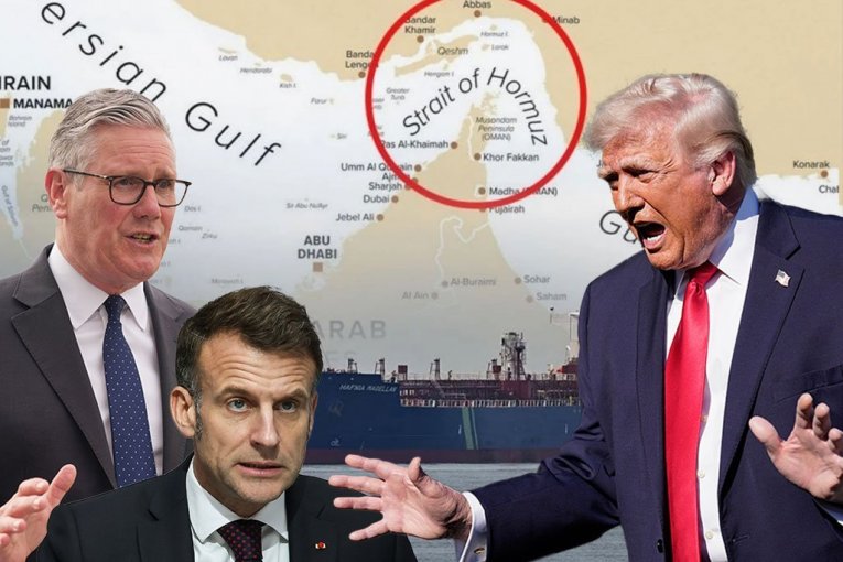 НОВЫЙ ПОВОРОТ! Макрон и Стармер ОТКЛОНИЛИ блокаду Ормуза Трампом