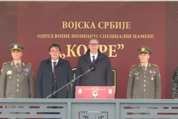 KOBRE SLAVE SVOJ DAN! Vučić na proslavi Odreda Vojne policije specijalne namene (VIDEO)