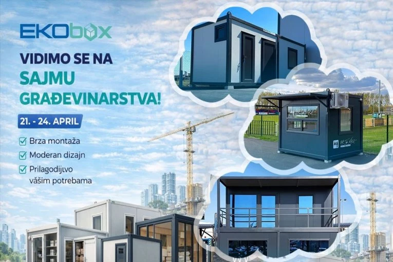 JUBIRALNI 50. PUT: Ekobox na sajmu građevine u Beogradu - savremena rešenja za modularnu gradnju!