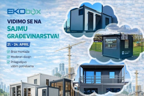 JUBIRALNI 50. PUT: Ekobox na sajmu građevine u Beogradu - savremena rešenja za modularnu gradnju!