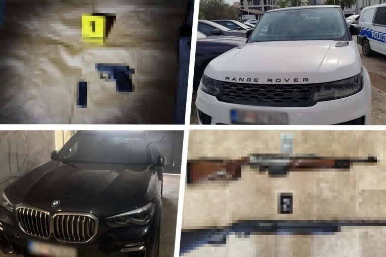 RAZBIJENA ZELENAŠKA MREŽA U ULCINJU! Zaplenjeni pištolj, vozila i puške - trojica uhapšena