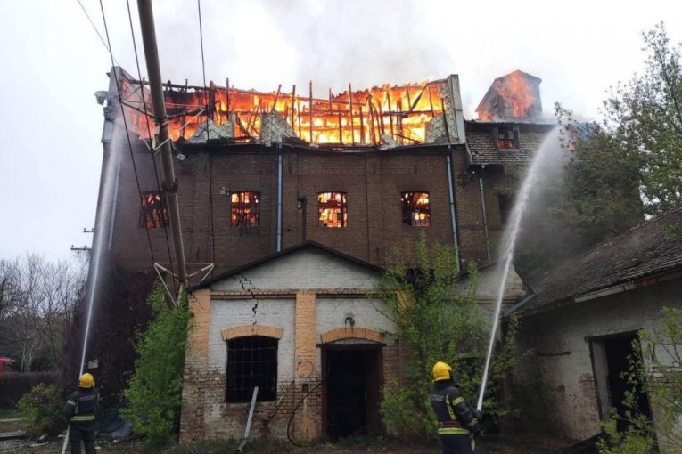 Požar -Stari mlin u Obrenovcu