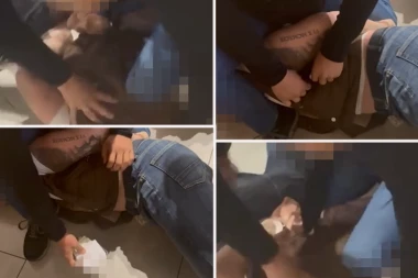 POGLEDAJTE SNIMAK HAPŠENJA U GALERIJI! Reketaši uhvaćeni tokom primopredaje novca! (VIDEO)