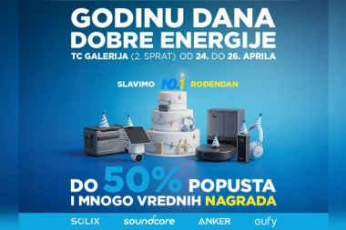 Godinu dana dobre energije – Anker slavi prvi rođendan u Srbiji