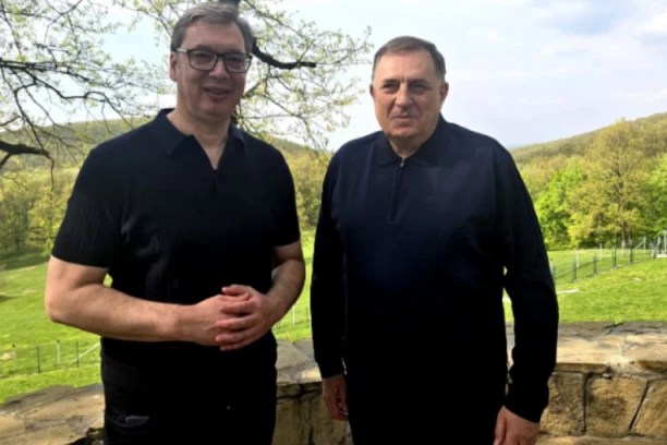 PREDSEDNIK VUČIĆ SE SASTAO SA DODIKOM: U nedelju ćemo zajedno pristvovati obeležavnju proboja Jasenovačkog logora!