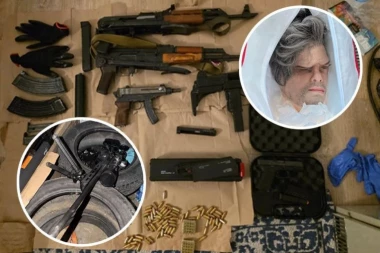 KOD "VRAČARACA" PRONAĐEN SNAJPER ZA LIKVIDACIJU U PRESTONICI! U štek-kući u Vrčinu otkriven arsenal smrti – automati, eksploziv i maske za surova ubistva! (FOTO)