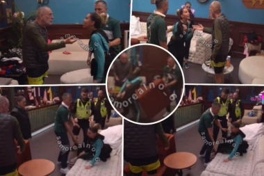 ANELI AHMIĆ POZLILO, IZVODE JE IZ RIJALITIJA?! Trese se i baca po podu, Lepi Mića ZAVAPIO U KAMERU - SVI SE SJATILI!