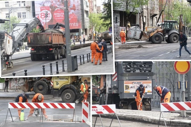 RADOVI NAPRAVILI KOLAPS U CENTRU GRADA! Takovska u radovima, sve je zakrčeno - ne idu ni busevi, evo do kada traje ova obustava! (FOTO)