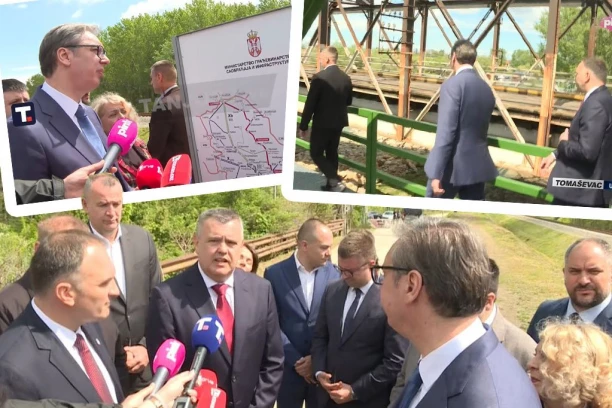 PREDSEDNIK SRBIJE U TOMAŠEVCU! Vučić otvara novi železnički most preko Tamiša: Ovo je prvi put da su naše kompanije samostalno uradile ovako veliki posao! (FOTO, VIDEO)