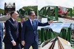 PREDSEDNIK U TOMAŠEVCU! Vučić otvara novi železnički most preko Tamiša: Za dve godine biće završen i auto-put BG-ZR, pa će do Beograda trebati samo 35-40 minuta! (FOTO, VIDEO)