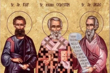 SVI SU BILI IZ REDOVA SEDAMDESETORICE! Sutra slavimo Svete apostole Irodiona, Agava, Rufa i druge s njima