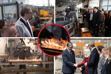 DA FABRIKA STAKLA BUDE NA PONOS SVIMA! Vučić u Paraćinu: Verujem da Vaider kompanija može da postigne velike rezultate, imaće podršku države! (FOTO, VIDEO)