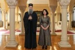 VAŽAN SASTANAK U PATRIJARŠIJSKOM DVORU: Patrijarh Porfirije i predstavnica Ujedinjenih nacija otvorili ključna pitanja o Kosovu i Metohiji